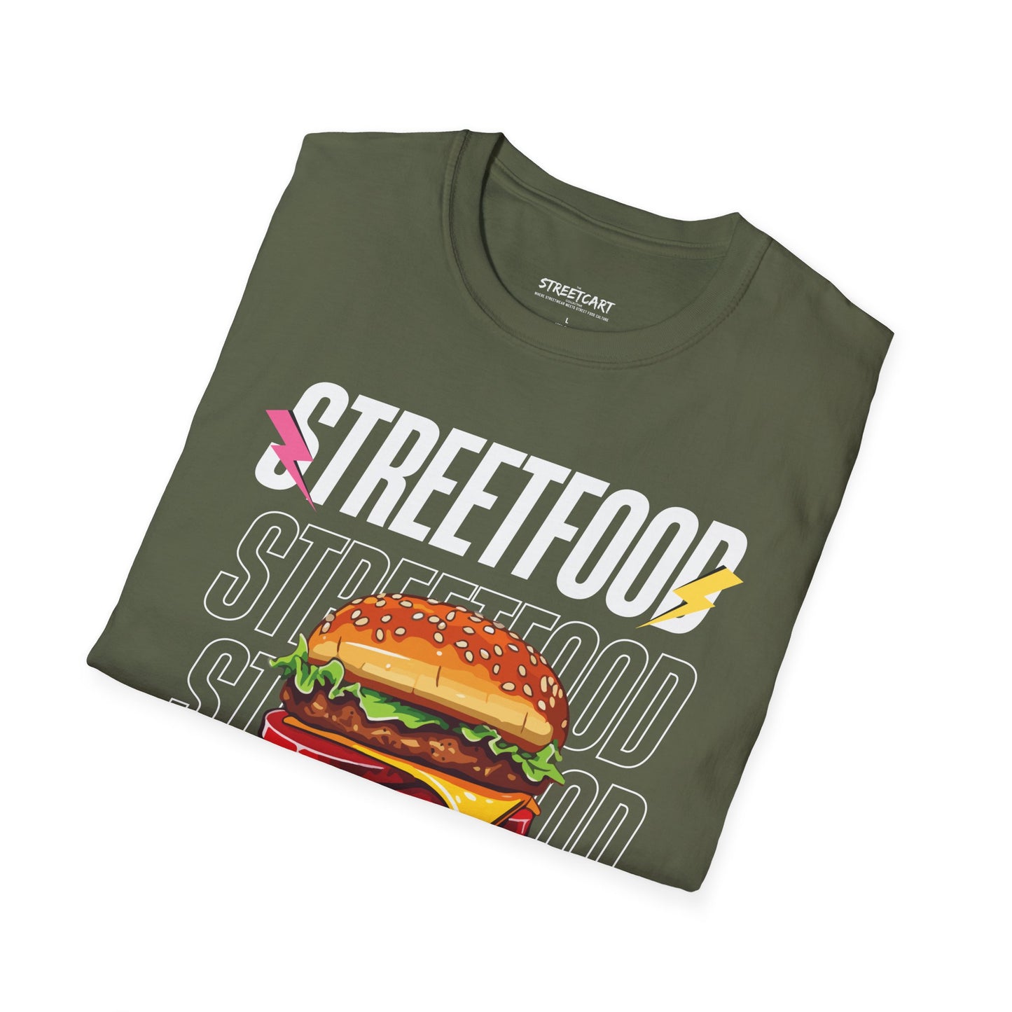 The Grilled BBQ Stacked Burger Streetfood Tee | The Streetfood Collection