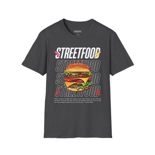 The Grilled BBQ Stacked Burger Streetfood Tee | The Streetfood Collection