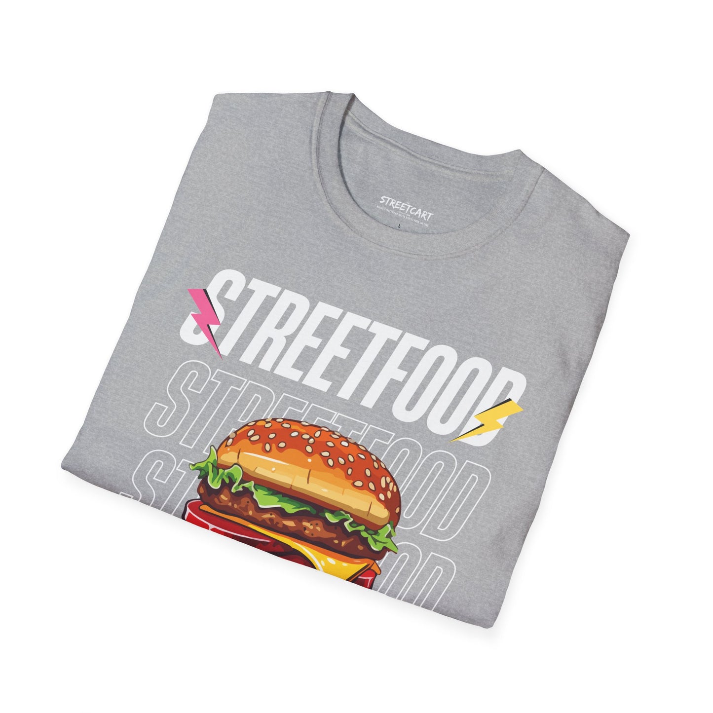 The Grilled BBQ Stacked Burger Streetfood Tee | The Streetfood Collection